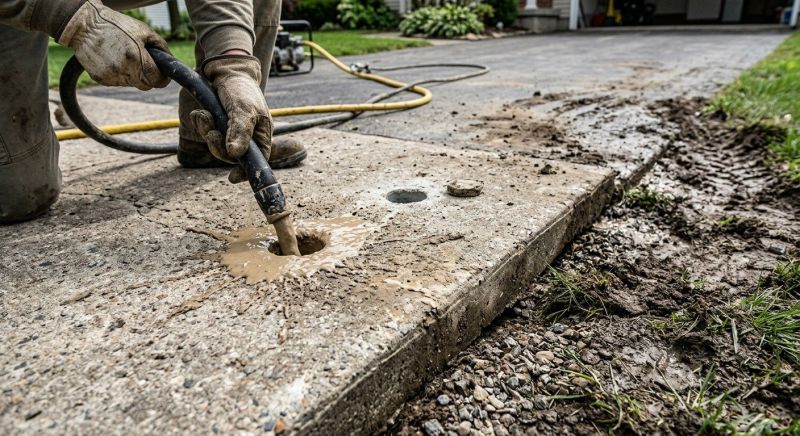 Concrete Settlement Repair in Columbus, OH