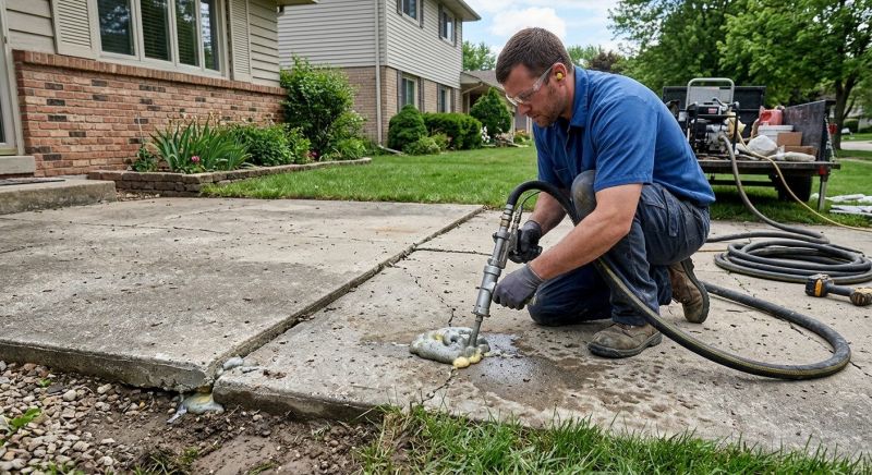 Patio Leveling in West Des Moines, IA