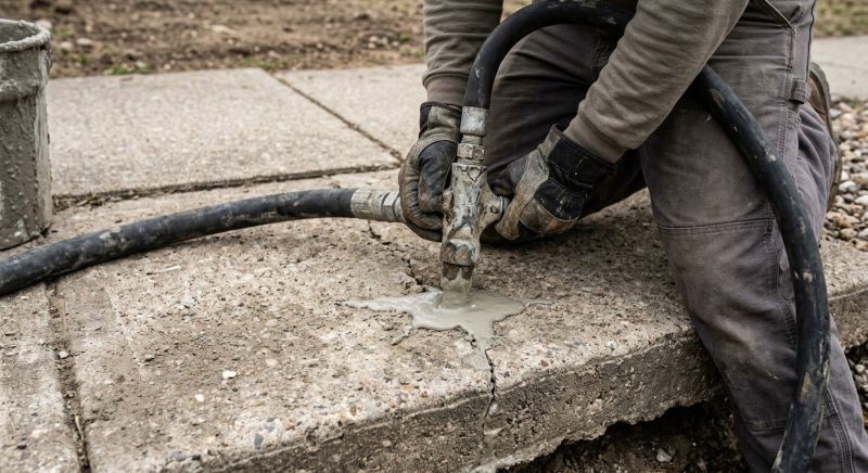 Sidewalk Leveling in West Des Moines, IA