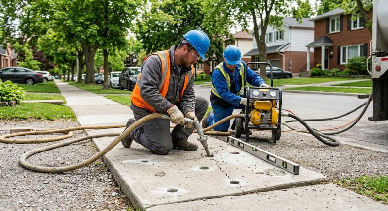 Sunken Slab Repair in Des Moines, IA