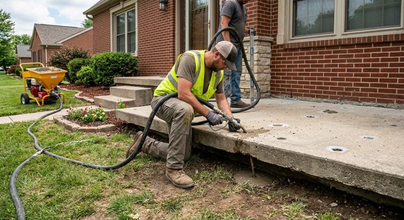 Sunken Slab Repair in Columbus, OH
